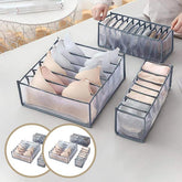 DRAWERGENIE® – КОМПЛЕКТ ОРГАНИЗАТОРИ ОТ 3 ЧАСТИ ЗА ГАРДЕРОБИ, 1+1 ГРАТИС