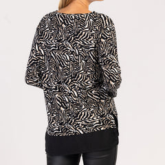 MIRA - ДАМСКА МОДНА ТЕНИСКА С ДЪЛЪГ РЪКАВ