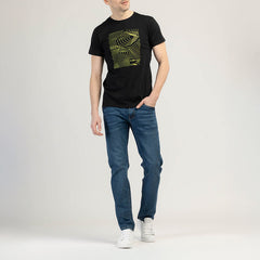 МЪЖКА ПАМУЧНА ТЕНИСКА С КЪС РЪКАВ - WEARIX