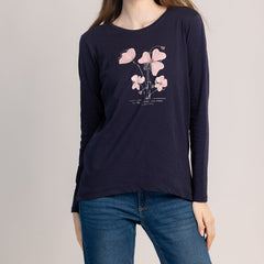 SORA - ДАМСКА ТЕНИСКА С ДЪЛЪГ РЪКАВ ОТ 100% ПАМУК