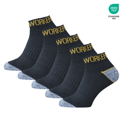 WORKERPRO™ – МЪЖКИ РАБОТНИ ЧОРАПИ 5 В 1 СЪС СЕРТИФИКАТ OEKO‑TEX (КОМПЛЕКТ ОТ 5)