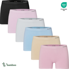 BAMBOOSOFT™ – БЕЗШЕВНО БЕЛЬО ОТ БАМБУК 6 В 1 (КОМПЛЕКТ ОТ 6)