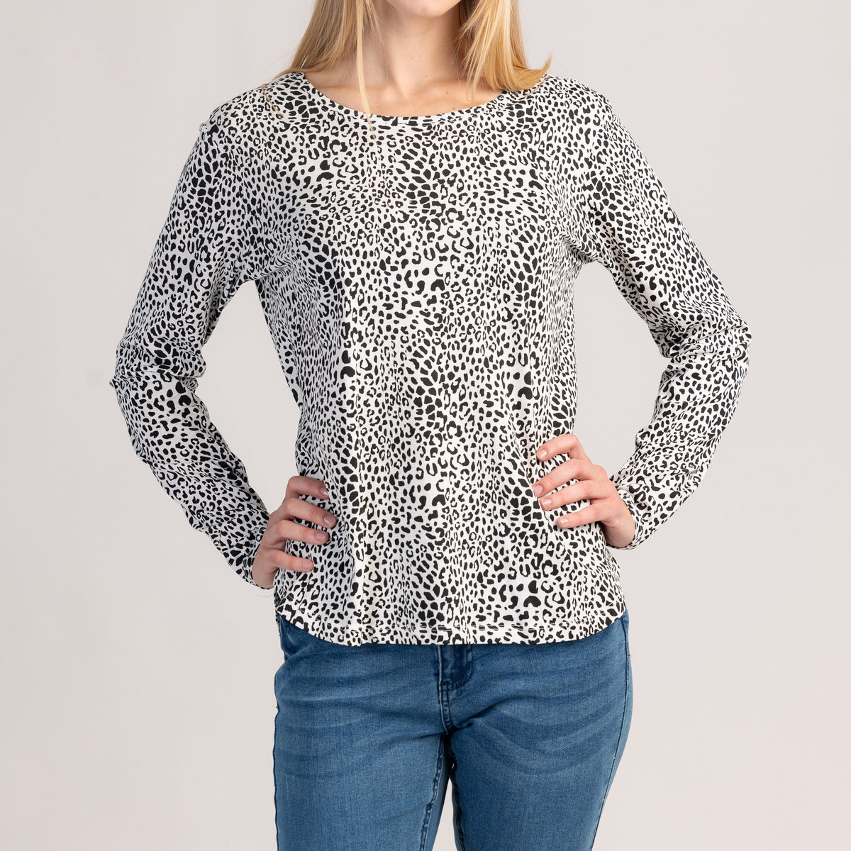 VIVA - ДАМСКА ТЕНИСКА С ДЪЛЪГ РЪКАВ ОТ 100% ПАМУК