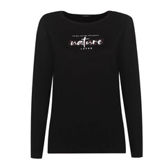 SORA  - ДАМСКА ТЕНИСКА С ДЪЛЪГ РЪКАВ ОТ 100% ПАМУК