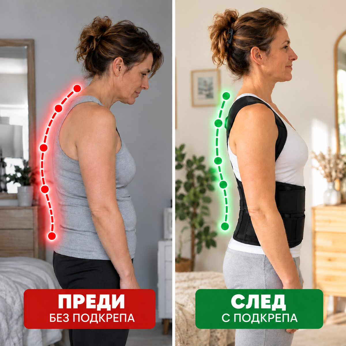BACKSTRAIGHT™ - ПОДДРЪЖКА НА ГЪРБА